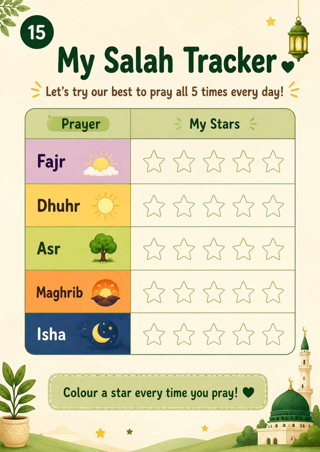 🕌 My First Salah Book 🤲