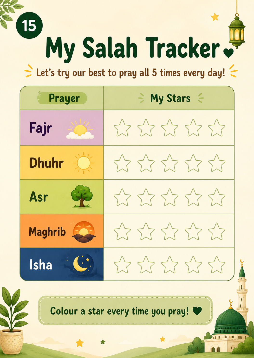 🕌 My First Salah Book 🤲